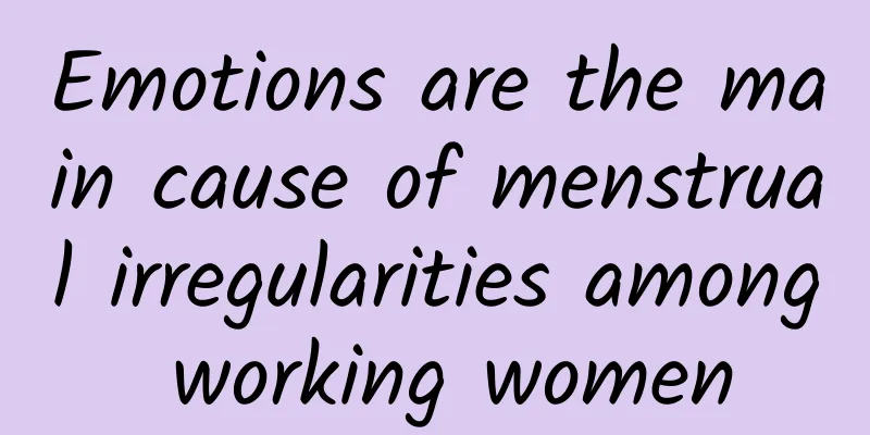Emotions are the main cause of menstrual irregularities among working women