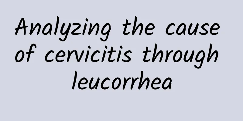 Analyzing the cause of cervicitis through leucorrhea
