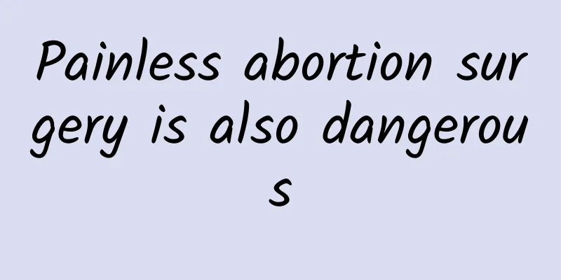 Painless abortion surgery is also dangerous