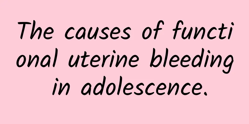 The causes of functional uterine bleeding in adolescence.