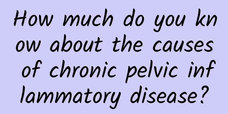 How much do you know about the causes of chronic pelvic inflammatory disease?