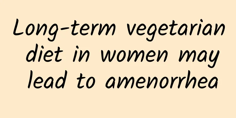 Long-term vegetarian diet in women may lead to amenorrhea