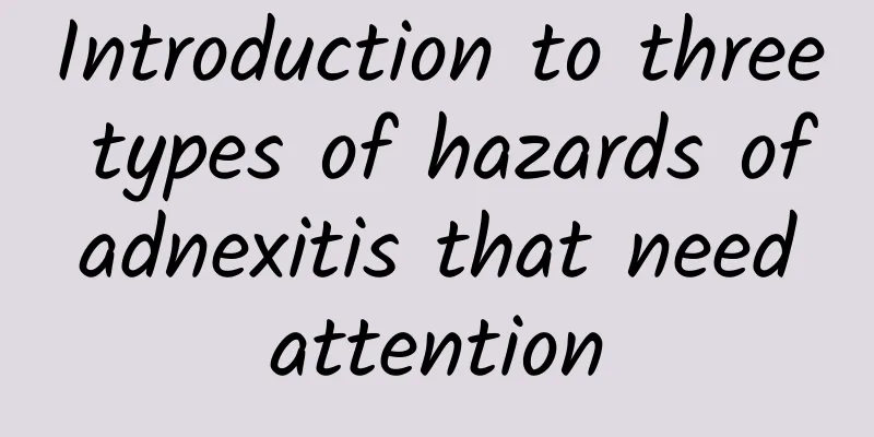 Introduction to three types of hazards of adnexitis that need attention
