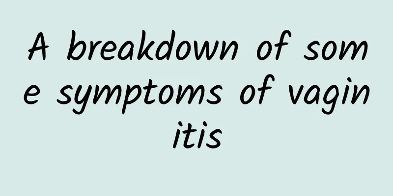 A breakdown of some symptoms of vaginitis