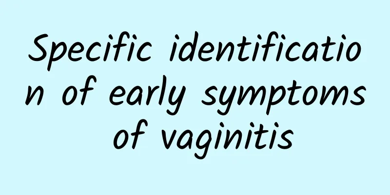 Specific identification of early symptoms of vaginitis