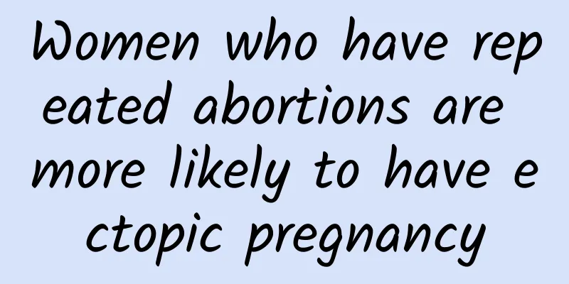 Women who have repeated abortions are more likely to have ectopic pregnancy