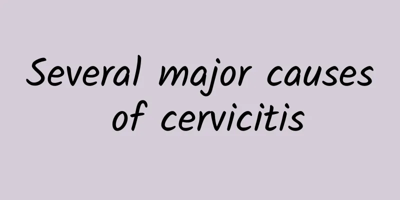 Several major causes of cervicitis