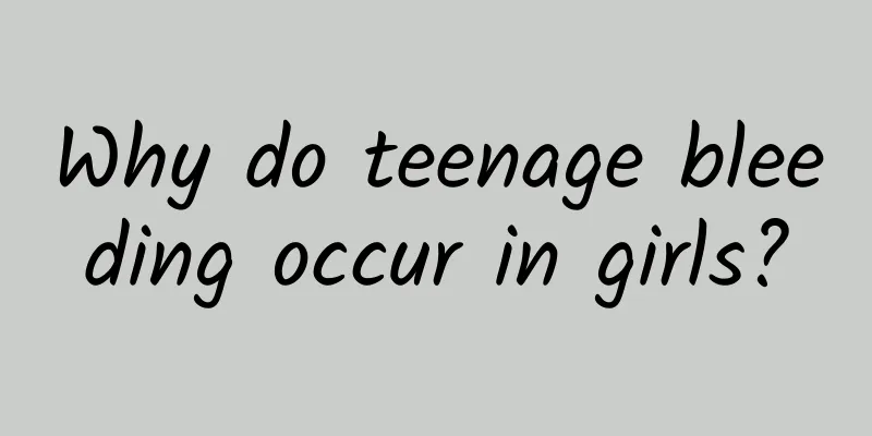 Why do teenage bleeding occur in girls?