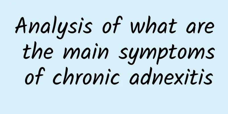 Analysis of what are the main symptoms of chronic adnexitis