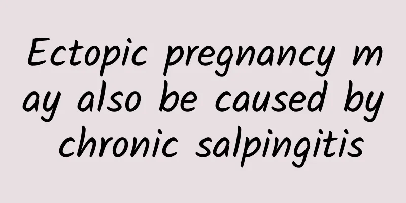 Ectopic pregnancy may also be caused by chronic salpingitis