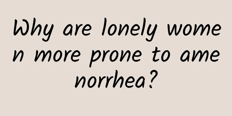 Why are lonely women more prone to amenorrhea?