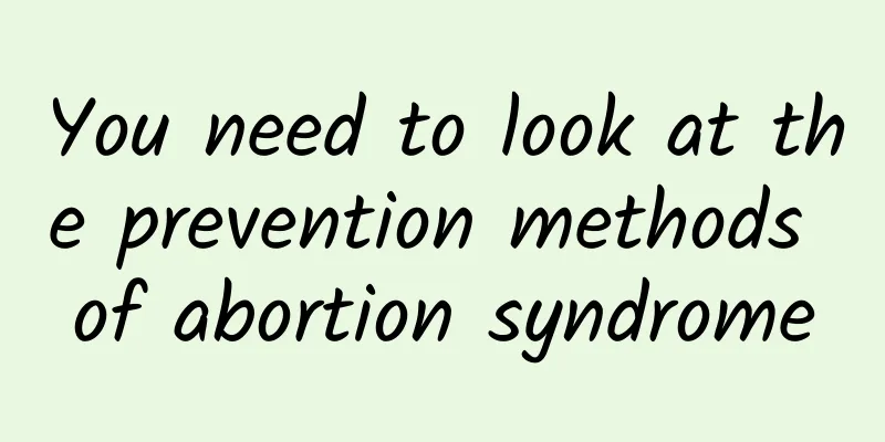 You need to look at the prevention methods of abortion syndrome