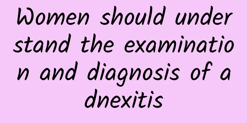 Women should understand the examination and diagnosis of adnexitis