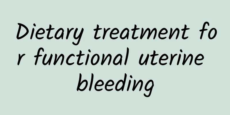 Dietary treatment for functional uterine bleeding