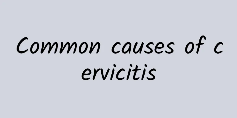 Common causes of cervicitis