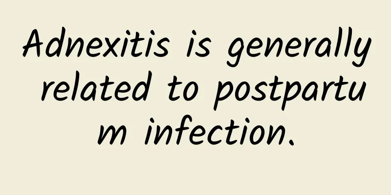 Adnexitis is generally related to postpartum infection.