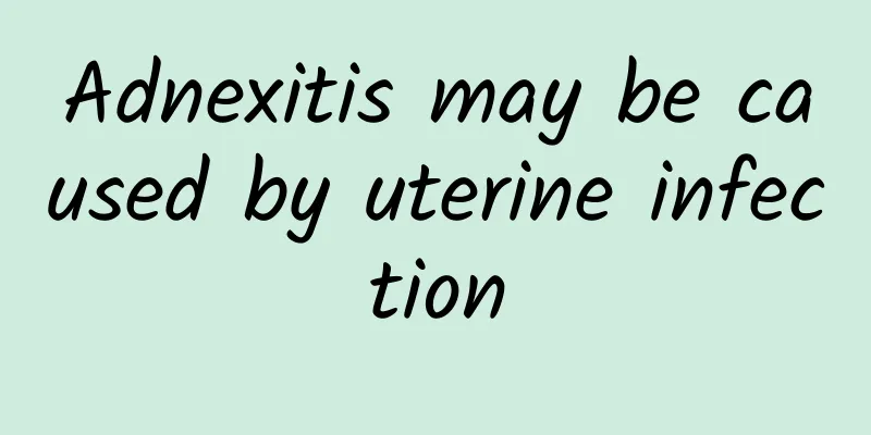 Adnexitis may be caused by uterine infection