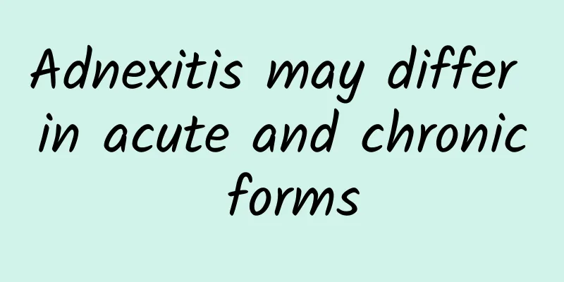 Adnexitis may differ in acute and chronic forms