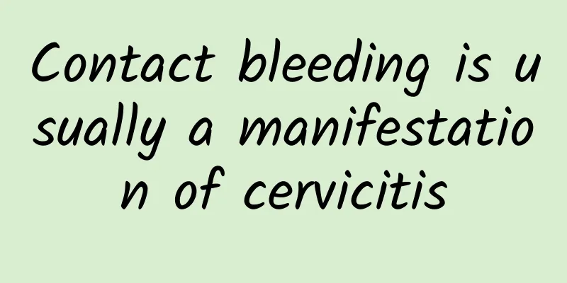 Contact bleeding is usually a manifestation of cervicitis
