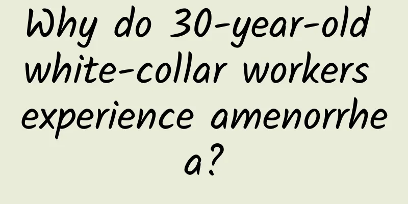 Why do 30-year-old white-collar workers experience amenorrhea?