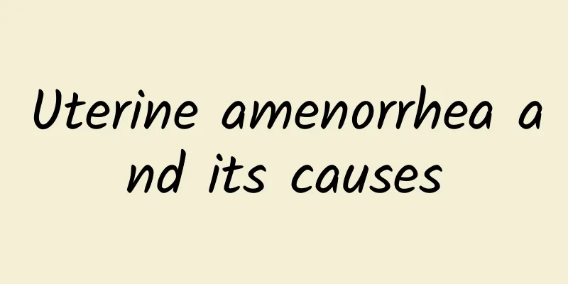 Uterine amenorrhea and its causes