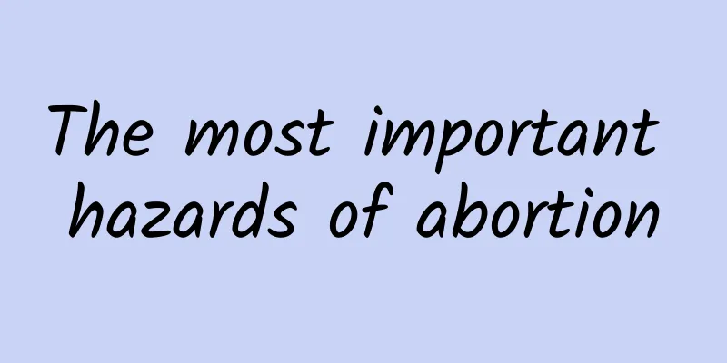 The most important hazards of abortion