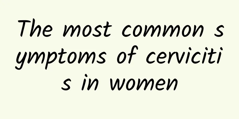 The most common symptoms of cervicitis in women