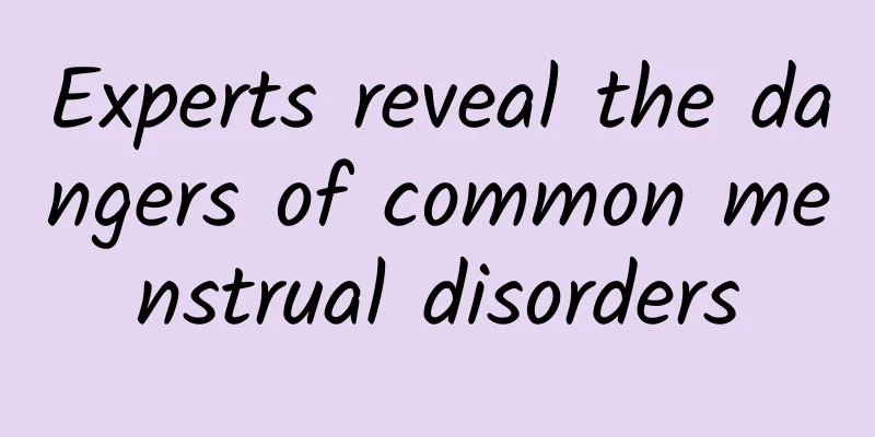 Experts reveal the dangers of common menstrual disorders