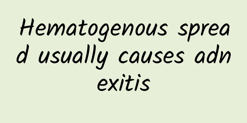 Hematogenous spread usually causes adnexitis