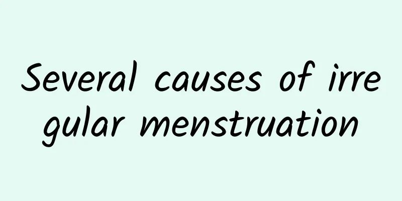 Several causes of irregular menstruation