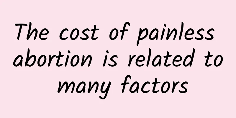 The cost of painless abortion is related to many factors