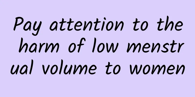 Pay attention to the harm of low menstrual volume to women