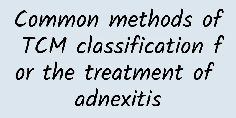 Common methods of TCM classification for the treatment of adnexitis