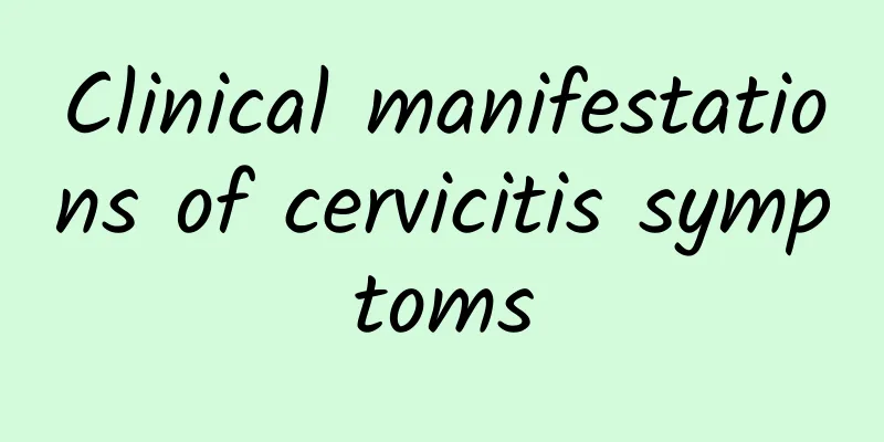 Clinical manifestations of cervicitis symptoms