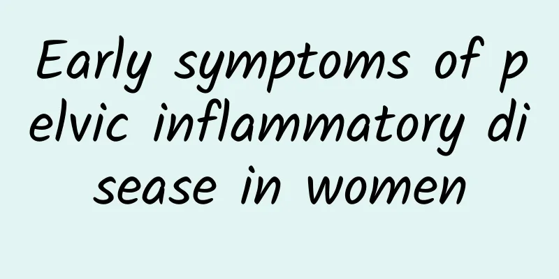 Early symptoms of pelvic inflammatory disease in women