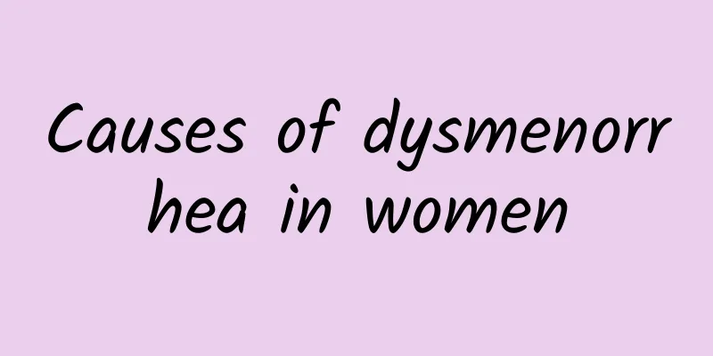 Causes of dysmenorrhea in women