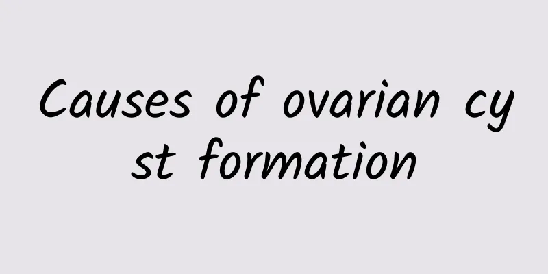 Causes of ovarian cyst formation