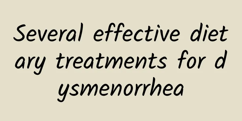 Several effective dietary treatments for dysmenorrhea