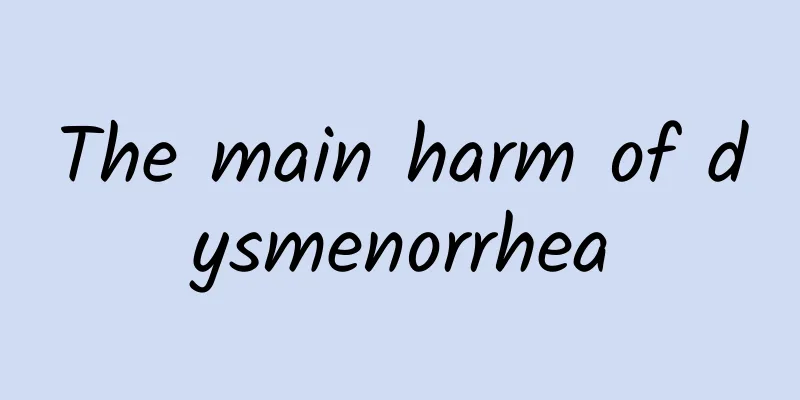The main harm of dysmenorrhea