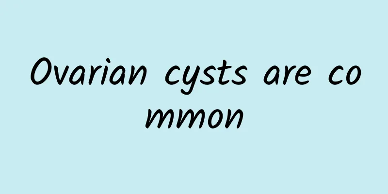 Ovarian cysts are common