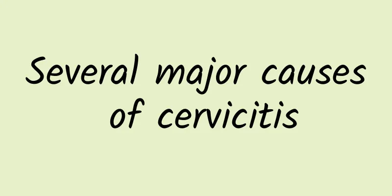 Several major causes of cervicitis