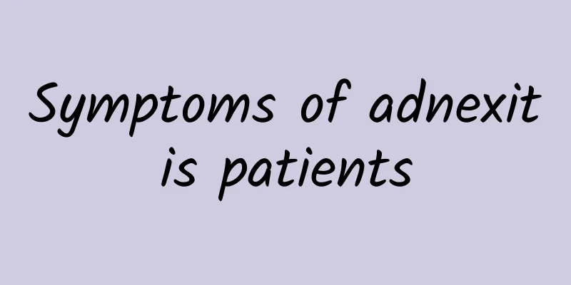 Symptoms of adnexitis patients
