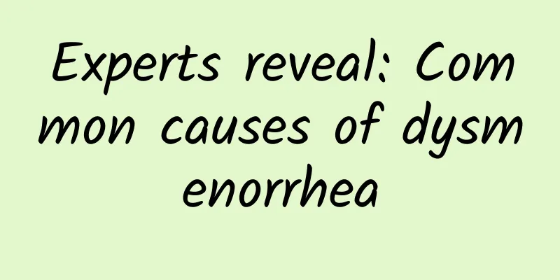 Experts reveal: Common causes of dysmenorrhea