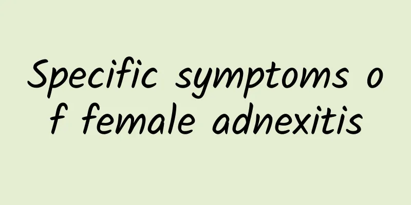 Specific symptoms of female adnexitis
