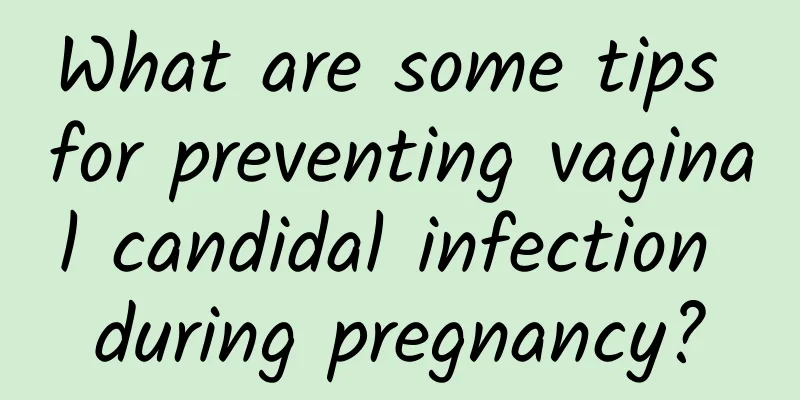 What are some tips for preventing vaginal candidal infection during pregnancy?