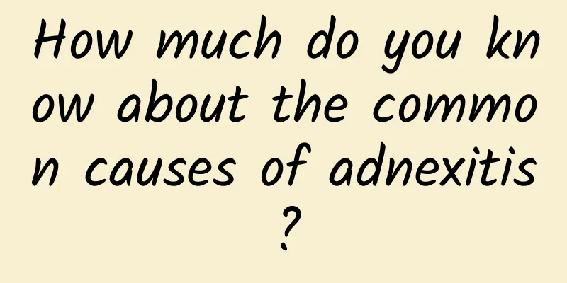 How much do you know about the common causes of adnexitis?