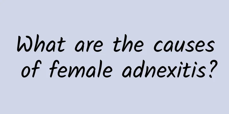 What are the causes of female adnexitis?