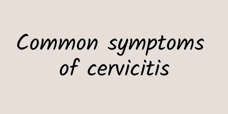 Common symptoms of cervicitis