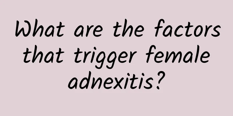 What are the factors that trigger female adnexitis?