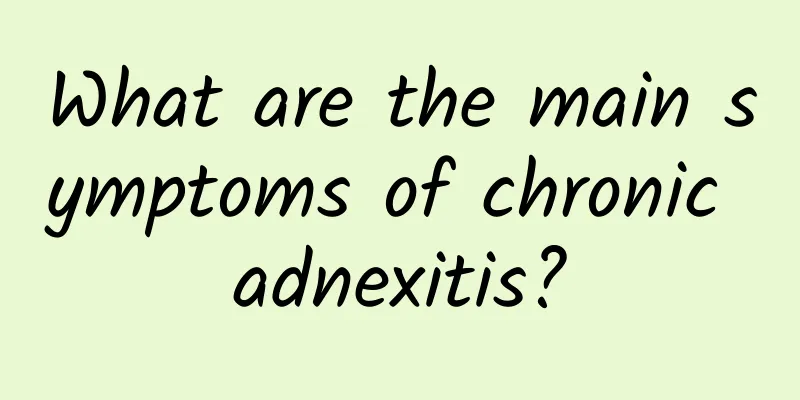 What are the main symptoms of chronic adnexitis?